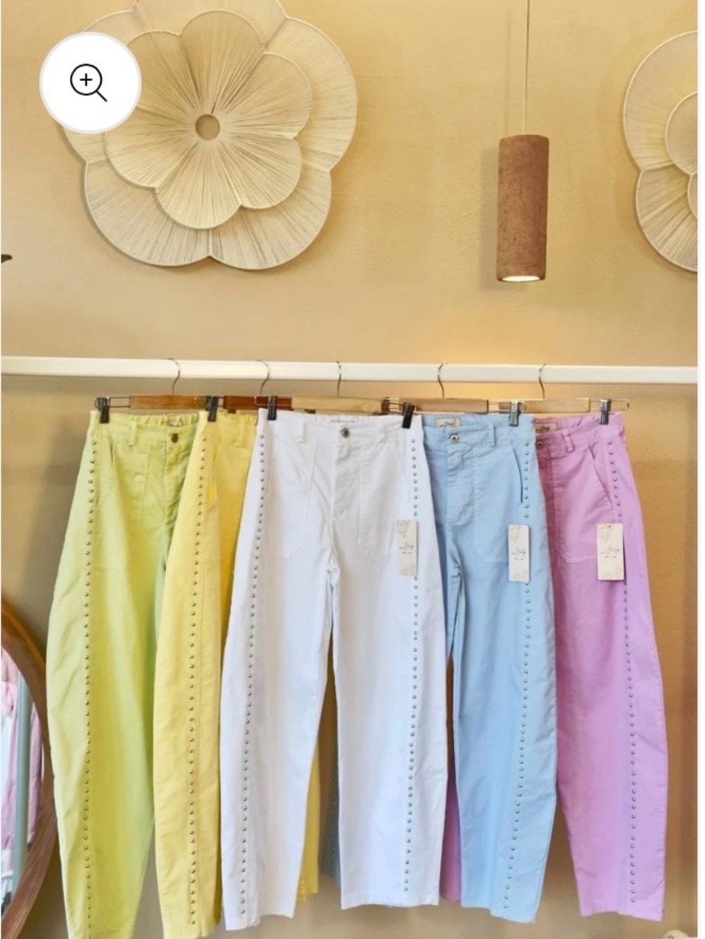 LILAC Studs Barrel Pants